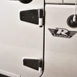 Load image into Gallery viewer, Rampage 2007-2018 Jeep Wrangler(JK) Door Hinges - Black - Side View