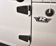 Load image into Gallery viewer, Rampage 2007-2018 Jeep Wrangler(JK) Door Hinges - Black - Side View