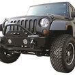 Load image into Gallery viewer, Rampage 2007-2018 Jeep Wrangler(JK) Recovery Bumper Stubby Front - Black - Main Product View