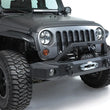 Load image into Gallery viewer, Rampage 2007-2018 Jeep Wrangler(JK) Trailguard Front Bumper - Black - Main Product View