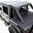 Load image into Gallery viewer, Rampage 2007-2018 Jeep Wrangler(JK) Unlimited 4-Door Tonneau Cover - Black Diamond - Side View