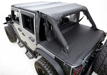 Load image into Gallery viewer, Rampage 2007-2018 Jeep Wrangler(JK) Unlimited 4-Door Tonneau Cover - Black Diamond - Side View