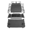 Load image into Gallery viewer, Rampage 2007-2018 Jeep Wrangler(JK) Unlimited 4-Door Trailview Tonneau Top - Black Diamond - Side View