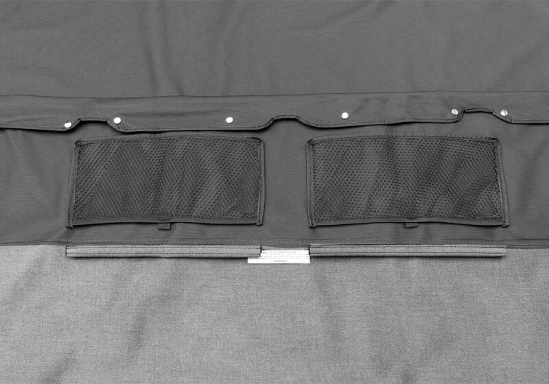 Rampage 2007-2018 Jeep Wrangler(JK) Unlimited 4-Door Trailview Tonneau Top - Black Diamond - Additional View 10