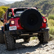 Load image into Gallery viewer, Rampage 2018-2019 Jeep Wrangler(JL) Sport 2-Door Tire Cover w/Camera Slot 37in - Black - Main Product View