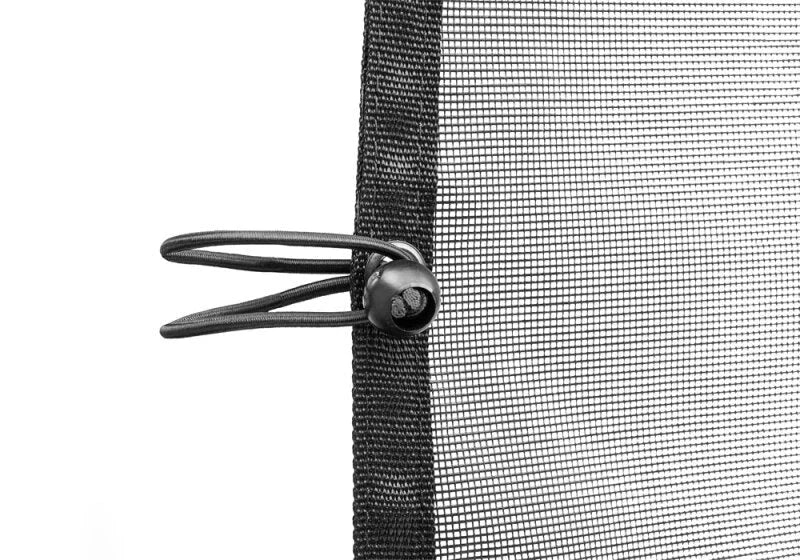 Rampage 2018-2019 Jeep Wrangler(JL) Unlimited Sport 4-Door Mesh Shade Top - Extended - Black - Additional View 5