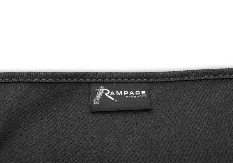 Rampage 2018-2019 Jeep Wrangler(JL) Unlimited Sport 4-Door Wind Breaker - Black - Back View