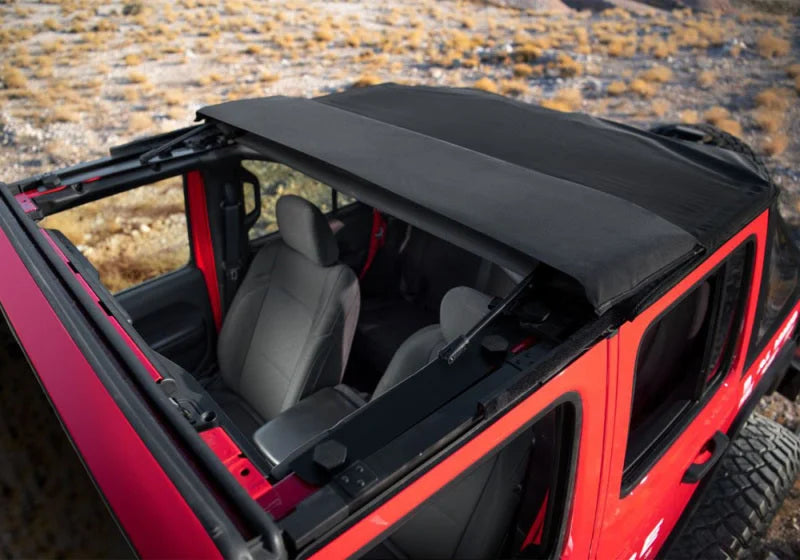 Rampage 2018-2021 Jeep Wrangler JL 4-Door Trailview Fastback - Black Diamond - Side View