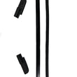 Load image into Gallery viewer, Rampage 2018+ Jeep Wrangler JL (2 &amp; 4 Door) Soft Top Tailgate Bar - Black - Side View