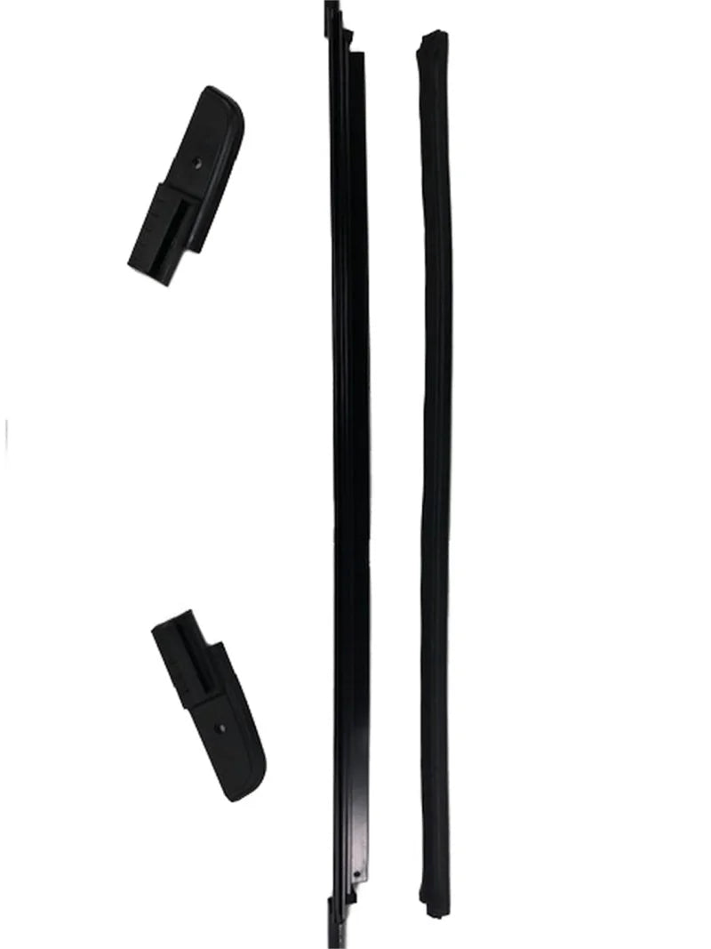 Rampage 2018+ Jeep Wrangler JL (2 & 4 Door) Soft Top Tailgate Bar - Black - Side View
