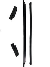 Load image into Gallery viewer, Rampage 2018+ Jeep Wrangler JL (2 &amp; 4 Door) Soft Top Tailgate Bar - Black - Side View