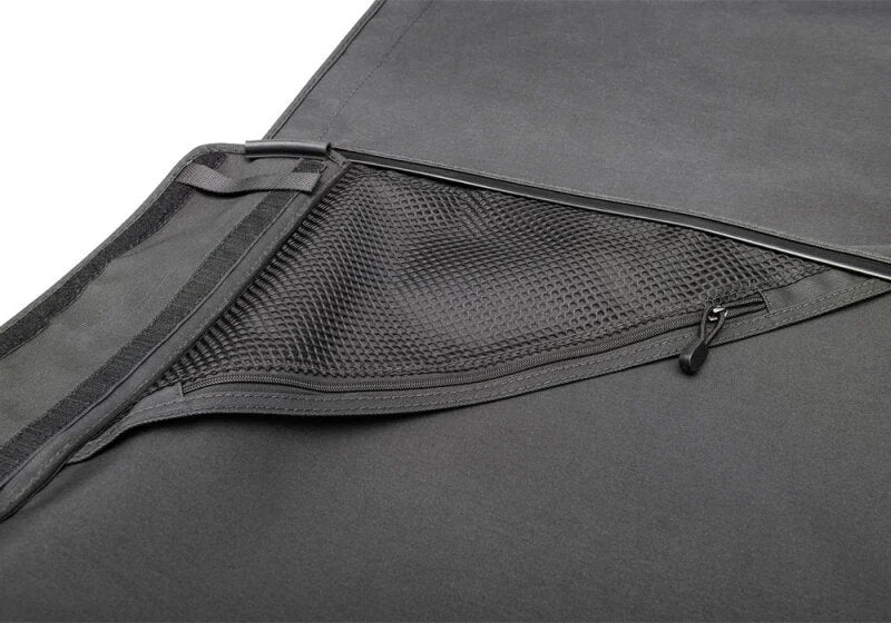 Rampage 86-95 Jeep Wrangler CJ7/YJ Complete Top - Black Diamond - Installation View