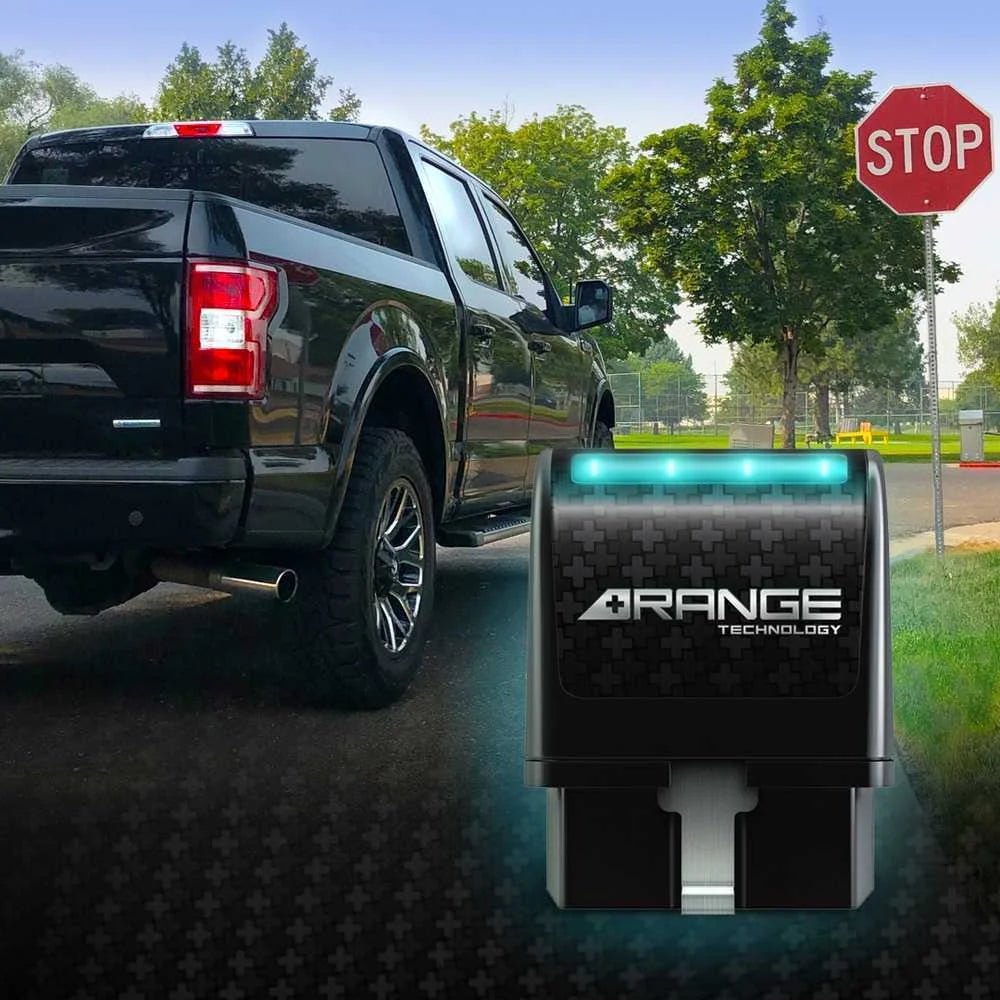 Range Start/Stop-Blue RA006B fits 2015-2020 Ford Expedition / F-150 - Back View