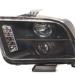 Load image into Gallery viewer, Raxiom 05-09 Ford Mustang Excluding GT500 LED Halo Projector Headlights- Blk Housing (Clear Lens) - Additional View 11