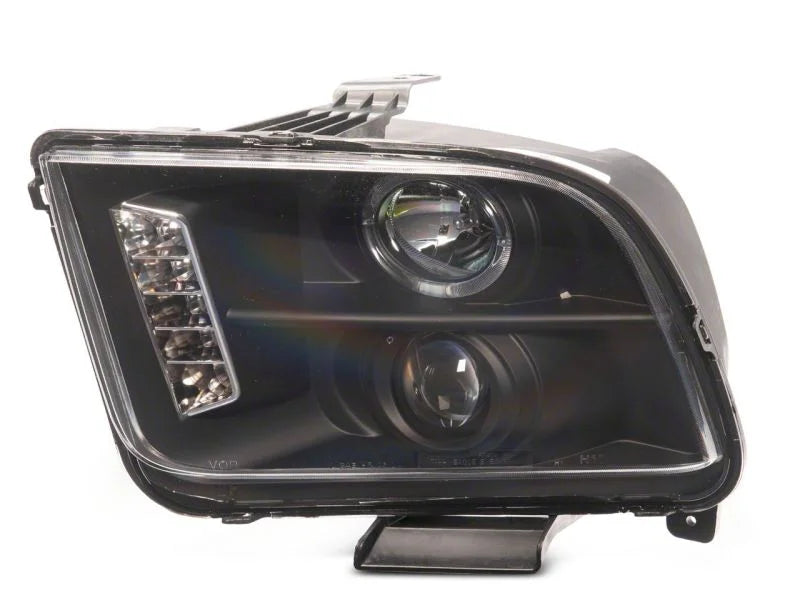 Raxiom 05-09 Ford Mustang Excluding GT500 LED Halo Projector Headlights- Blk Housing (Clear Lens) - Additional View 11