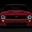 Load image into Gallery viewer, Raxiom 05-09 Ford Mustang GT V6 Axial Series CCFL Halo Projector Headlight- Blk Housing (Smkd Lens) - Additional View 6