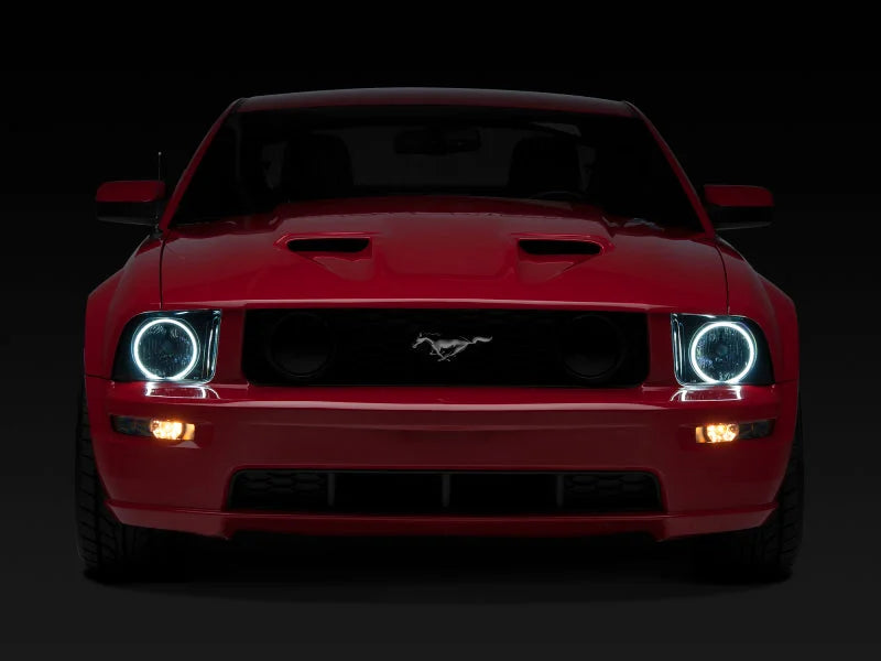 Raxiom 05-09 Ford Mustang GT V6 Axial Series CCFL Halo Projector Headlight- Blk Housing (Smkd Lens) - Additional View 6