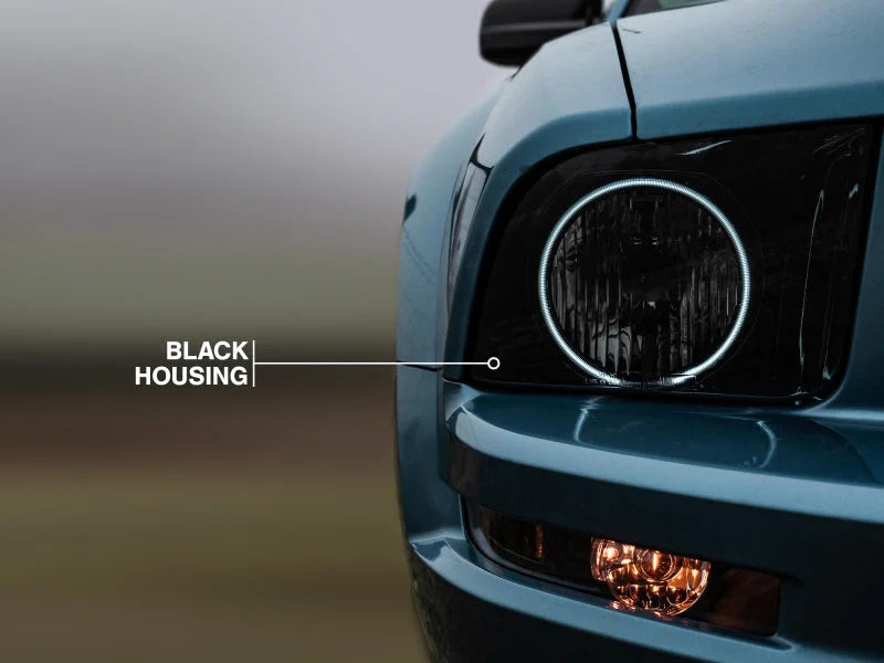 Raxiom 05-09 Ford Mustang GT V6 Axial Series CCFL Halo Projector Headlight- Blk Housing (Smkd Lens) - Additional View 9