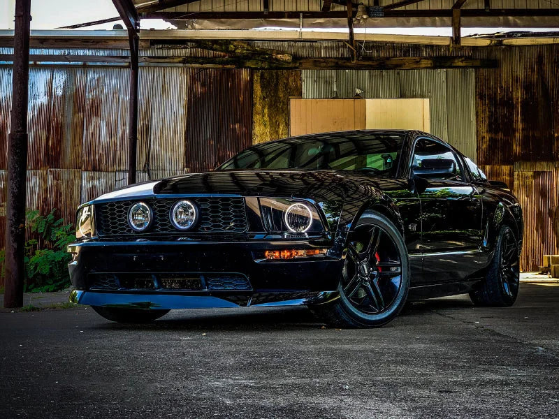 Raxiom 05-09 Ford Mustang GT V6 Axial Series CCFL Halo Projector Headlight- Blk Housing (Smkd Lens) - Additional View 10
