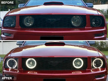 Load image into Gallery viewer, Raxiom 05-09 Ford Mustang GT V6 Axial Series CCFL Halo Projector Headlight- Blk Housing (Smkd Lens) - Additional View 11