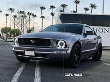 Load image into Gallery viewer, Raxiom 05-09 Ford Mustang GT V6 Axial Series CCFL Halo Projector Headlight- Blk Housing (Smkd Lens) - Additional View 13