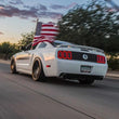 Load image into Gallery viewer, Raxiom 05-09 Ford Mustang Gen5 Tail Lights- Black Housing (Smoked Lens) - Installation View