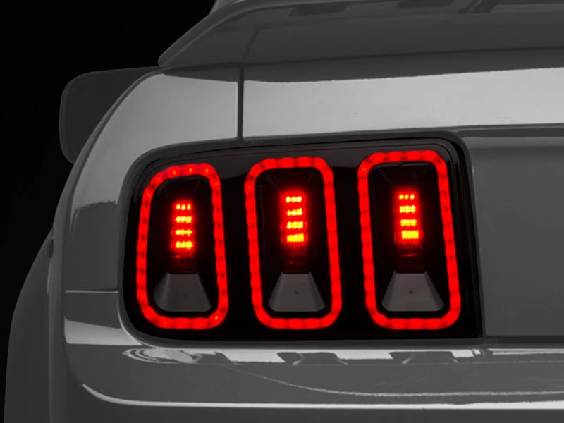 Raxiom 05-09 Ford Mustang Gen5 Tail Lights- Black Housing (Smoked Lens) - Additional View 6