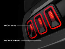 Load image into Gallery viewer, Raxiom 05-09 Ford Mustang Gen5 Tail Lights- Black Housing (Smoked Lens) - Additional View 10