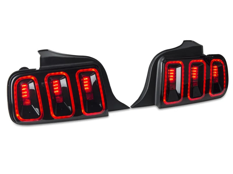 Raxiom 05-09 Ford Mustang Gen5 Tail Lights- Black Housing (Smoked Lens) - Additional View 12