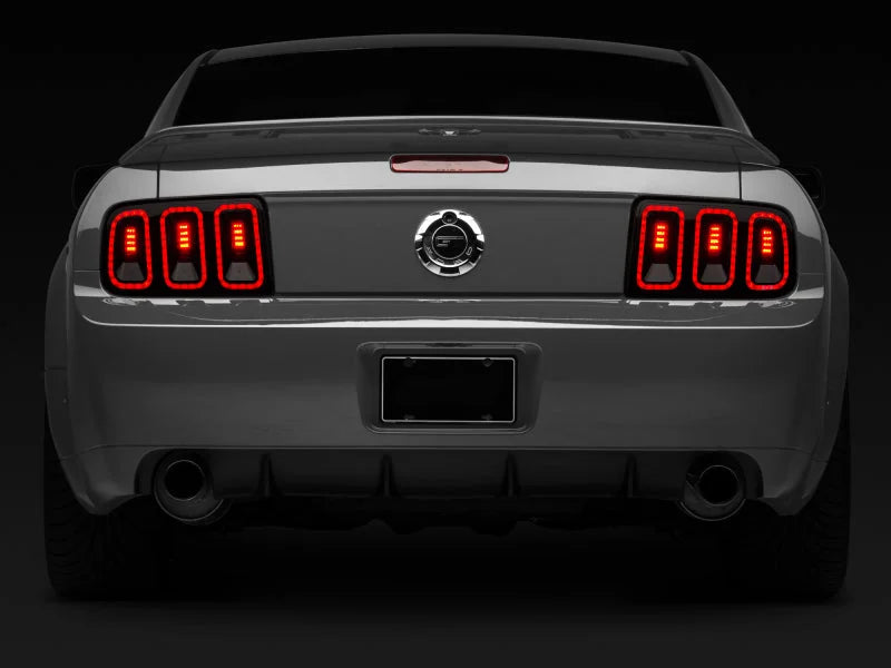 Raxiom 05-09 Ford Mustang Gen5 Tail Lights- Black Housing (Smoked Lens) - Additional View 13