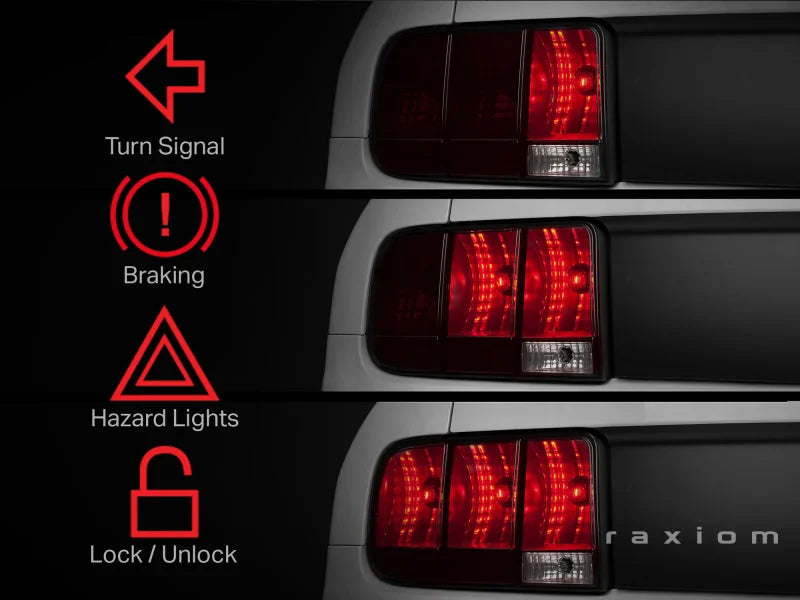 Raxiom 05-09 Ford Mustang Sequential Tail Light Kit (Plug-and-Play) - Additional View 8