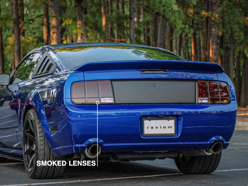 Raxiom 05-09 Ford Mustang Tail Lights- Black Housing (Smoked Lens) - Additional View 11