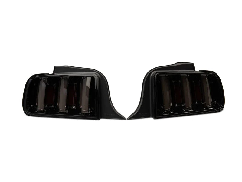 Raxiom 05-09 Ford Mustang Vector V2 LED Tail Lights- Black Housing (Smoked Lens) - Additional View 6