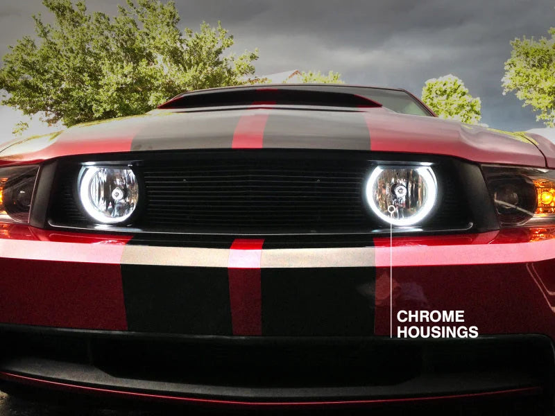 Raxiom 05-12 Ford Mustang GT LED Halo Fog Lights (Chrome) - Additional View 10