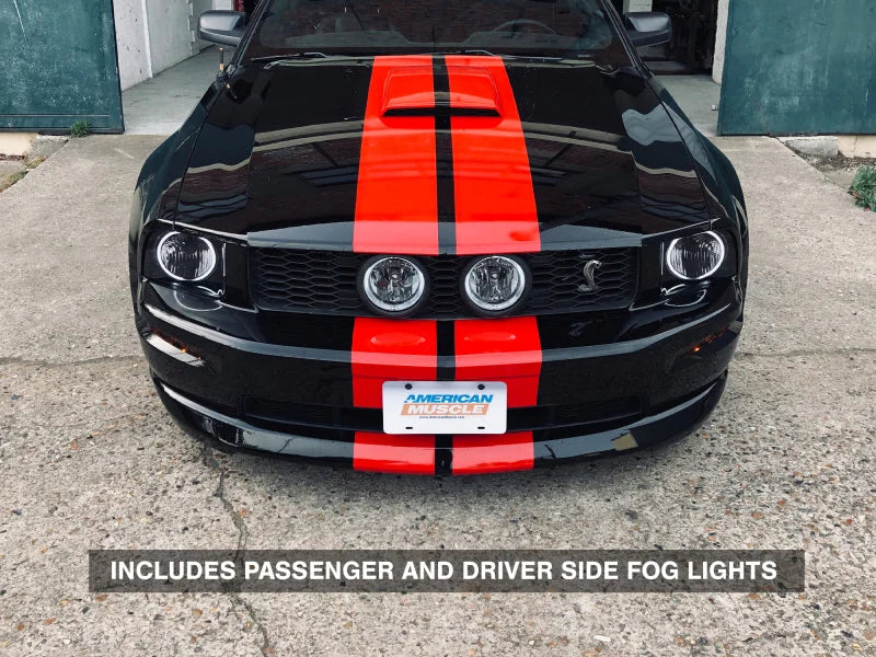 Raxiom 05-12 Ford Mustang GT LED Halo Fog Lights (Smoked) - Additional View 5
