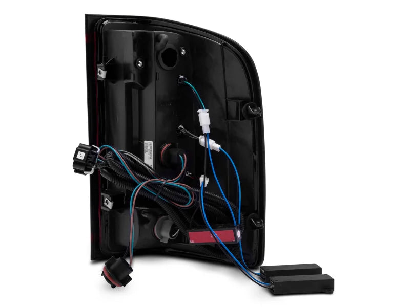 Raxiom 07-13 Chevy Silverado 1500 G2 LED Tail Lights- Black Housing (Clear Lens) - Additional View 8