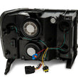 Load image into Gallery viewer, Raxiom 07-14 GMC Sierra 1500/2500 HD/3500 HD Axial OEM Rep Headlights- Chrome Housing- Smoked Lens - Additional View 5