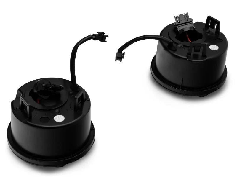 Raxiom 07-18 Jeep Wrangler JK Axial Series LED Front Turn Signals (Smoked) - Back View