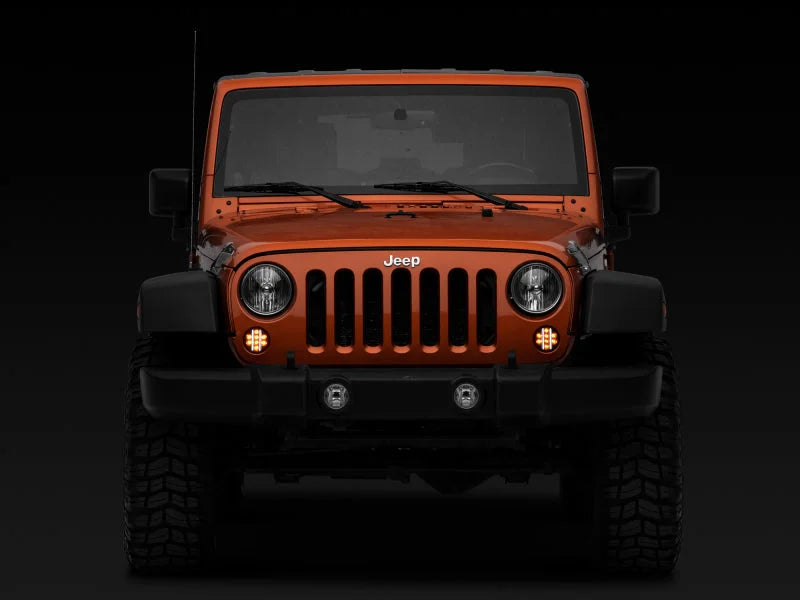 Raxiom 07-18 Jeep Wrangler JK Axial Series LED Front Turn Signals (Smoked) - Additional View 5