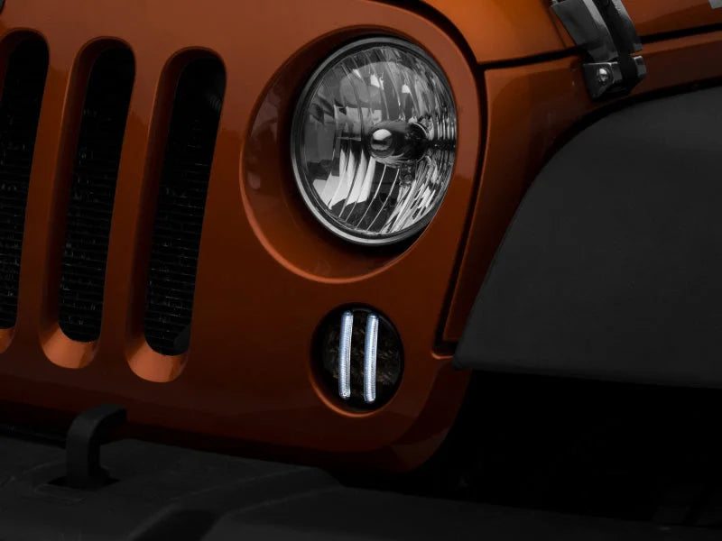 Raxiom 07-18 Jeep Wrangler JK Axial Series LED Front Turn Signals (Smoked) - Additional View 12