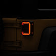 Load image into Gallery viewer, Raxiom 07-18 Jeep Wrangler JK Axial Series LED Halo Tail Lights- Black Housing (Dark Smoked Lens) - Main Product View