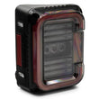 Load image into Gallery viewer, Raxiom 07-18 Jeep Wrangler JK Axial Series LED Halo Tail Lights- Black Housing (Dark Smoked Lens) - Additional View 10