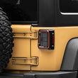 Load image into Gallery viewer, Raxiom 07-18 Jeep Wrangler JK Axial Series LED Halo Tail Lights- Black Housing (Dark Smoked Lens) - Additional View 11