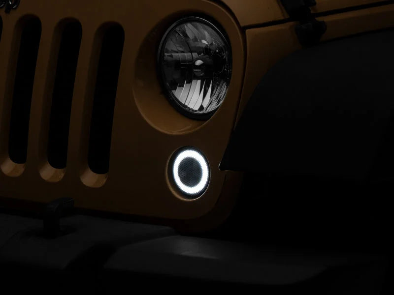 Raxiom 07-18 Jeep Wrangler JK Axial Series LED Turn Signals w/ Halo (Smoked) - Additional View 7
