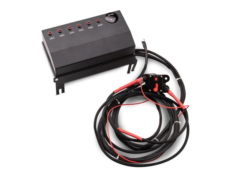 Raxiom 07-18 Jeep Wrangler JK Control Box w/ Switch Panel - Installation View