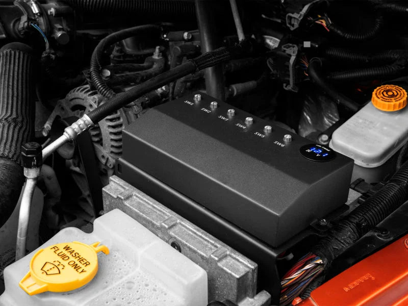 Raxiom 07-18 Jeep Wrangler JK Control Box w/ Switch Panel - Additional View 6