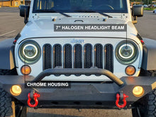 Load image into Gallery viewer, Raxiom 07-18 Jeep Wrangler JK LED Halo Headlights- Chrome Housing (Clear Lens) - Additional View 7