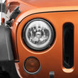 Load image into Gallery viewer, Raxiom 07-18 Jeep Wrangler JK LED Halo Headlights- Chrome Housing (Clear Lens) - Additional View 9