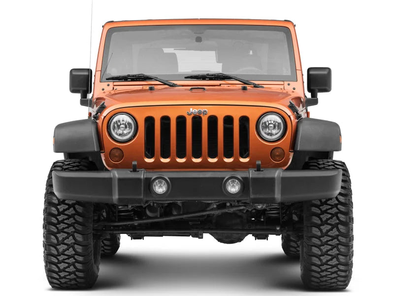 Raxiom 07-18 Jeep Wrangler JK LED Halo Headlights- Chrome Housing (Clear Lens) - Additional View 12