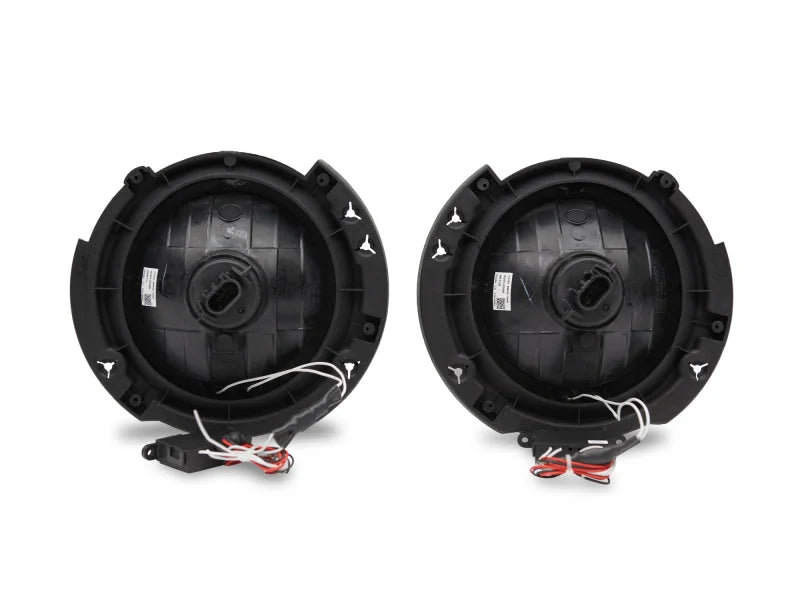 Raxiom 07-18 Jeep Wrangler JK LED Halo Headlights- Chrome Housing (Clear Lens) - Additional View 13